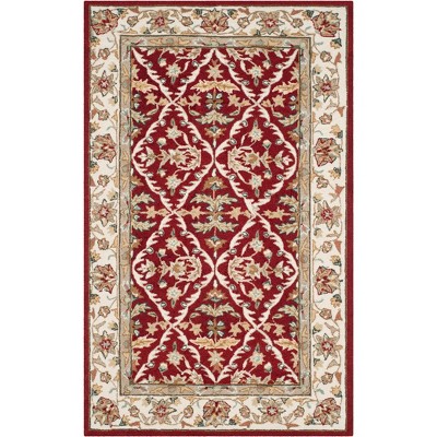 red/ivory