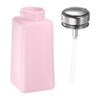 Unique Bargains Alcohol Liquid Nail Polish Remover Press Pumping Dispenser Empty Bottle 2 Pcs - 3 of 4