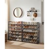 12-Tier Shoe Rack Tall Metal Shoe Storage Organizer - 3 of 4