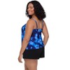 Trimshaper Women's Farrah Plus Swim Romper with Pockets - 2 of 3
