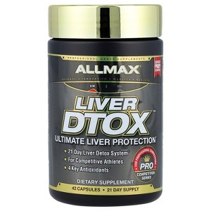 ALLMAX Liver D-Tox™, Ultimate Liver Protection, 42 Capsules - 1 of 4