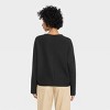 Women's Long Sleeve Boat Neck Ottoman Top - A New Day™ - image 2 of 3