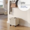 StorageBud Storage Ottoman for Bedroom End of Bed, Velvet Storage Bench, Large Storage Ottoman Bench, Entryway Bench with Storage - 2 of 4