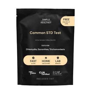 Simple HealthKit Common At-Home Collection Kit for Chlamydia Gonorrhea Trichomoniasis STD Test - 1 of 4
