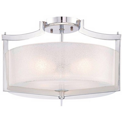 Minka Lavery Minka Clarte Collection 17" Wide Chrome Ceiling Light