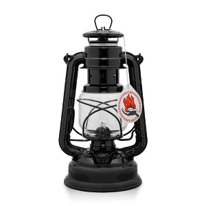 Feuerhand Outdoor Kerosene Fuel Lantern, German Made Weather Resistant Baby Special 276 Galvanized Hurricane Lamp for Camping or Patio, 10 Inches - 1 of 4