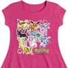 Girls' - Pokémon - Eevee Evolution Stickers Fit & Flair Cap Sleeve Dress - 2 of 3