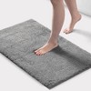 MAYEERTY Gray Polyester Bath Rug for Bathroom - 4 of 4