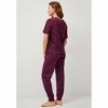 ellos Plus Size Short Sleeve Tee & Jogger 2-Piece Sleep Set - 3 of 4