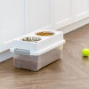 Iris Usa Elevated Feeder With Airtight Pet Food Storage Container : Target