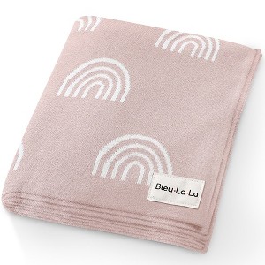 100% Luxury Cotton Soft Knit Swaddle Baby Blanket for Blanket for Newborns and Infants Boys and Girls - 1 of 4