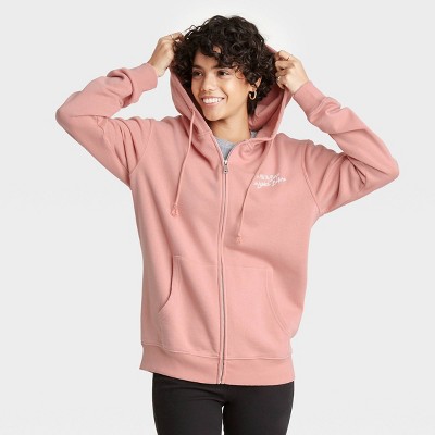 women's zippered sweatshirt without hood