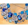 Anna-Kaci Crystal Rhinestone Faux Pearl Flower Swirl Wreath Fashion Pin Brooch - 4 of 4