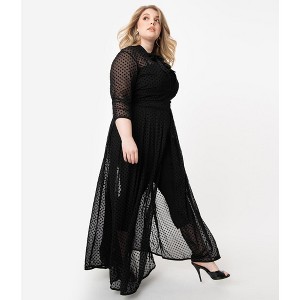 Unique Vintage Women's Plus Starlet Duster - 1 of 4