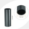 Unique Bargains Water Plumb DIY Crafts High Impact Rigid Round Pipes 8" Length ID 2.51" OD 2.95" Dark Grey - 2 of 4