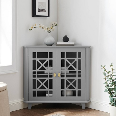 Classic Wood Console Table Gray Wash - Saracina Home : Target