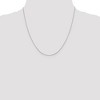 Black Bow Jewelry 0.6mm, Sterling Silver D/C Octagon Mirror Box Chain Necklace - 2 of 4