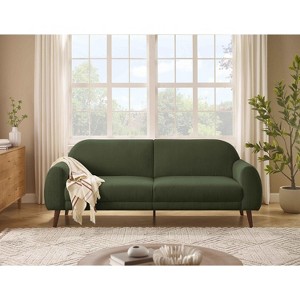 MINIMORE Modern Style 87.4"W Iris 3Seater Round Arm Mid-century Sofa - 1 of 4