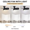 Sofucor 23'' Ceiling Fan with Light and 3 Reversible Blades 6 Speeds - 4 of 4