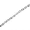 Haus of Brilliance Silver 1/4 Cttw Diamond Miracle-Set "S" Link Tennis Bracelet Inches - 3 of 4