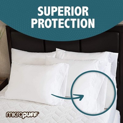 King Size Ultra-Soft White Microfiber Pillow Cases, 2 Pack