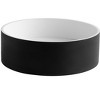 ALFI  Black Matte 15 Inches Round Solid Surface Resin Sink - 3 of 4