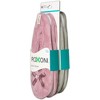 Roxoni Women's Plush Terry Cotton & Velour Ballerina Slippers – 2-Pack of Cozy Indoor Footwear - 3 of 4