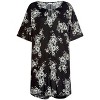 Women's Floral Wide Sleeve Dress - LASCANA - 4 of 4