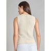 Crew Neck Knit Tank Top - 3 of 3