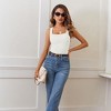 LEVEN SIXTEEN Women'S Ribbed Knit Summer Tank Top - 3 of 3