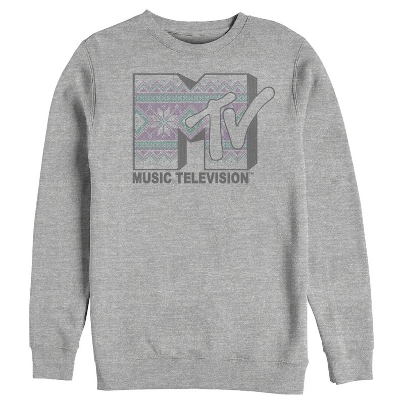 Men's MTV Tapestry Logo Sweatshirt, 1 of 4