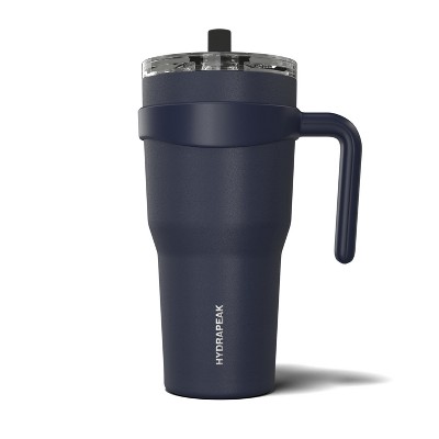 Hydrapeak Nomad 32oz Tumbler with Handle and Straw Navy