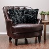 Chanasya Wolf Faux Fur Square Throw Pillow Covers - 2 Pieces - 18" x 18” - 3 of 4