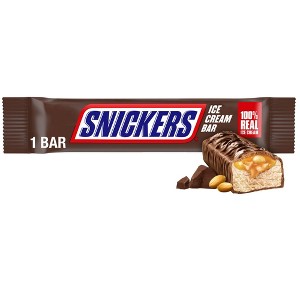 Snickers Caramel Chocolate and Vanilla Frozen Dessert Bar - 2.8oz - 1 of 4