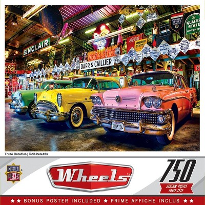 MasterPieces Wheels - Three Beauties 750 Piece Jigsaw Puzzle