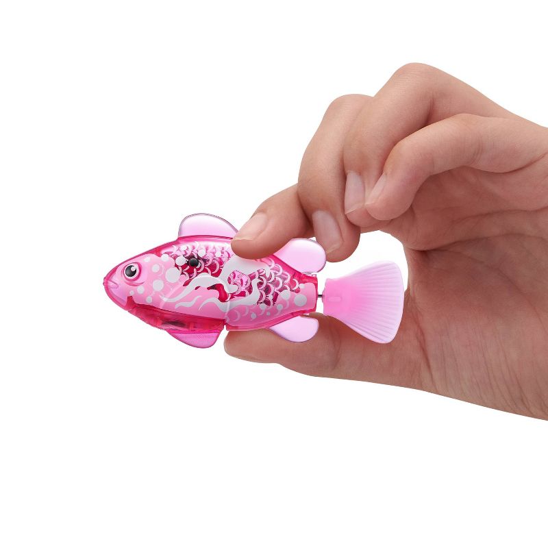 Robo Fish Series 3 Robotic Swimming Fish Pet Toy - Pink by ZURU, 4 of 9