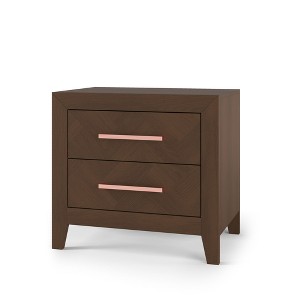 Child Craft Kieran 2 Drawer Nightstand for Nursery or Bedroom, Large Storage Drawers, Made of Sturdy Pinewood, Non-Toxic, Baby Safe Finish - 1 of 4