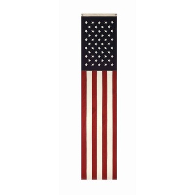 20" x 96" Vertical Flag Wall Tapestry Red/White - 3R Studios
