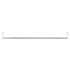 vidaXL Curtain Rails 2 Pcs White and Silver 23.6"-41.3" Aluminum - 4 of 4