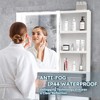 Modern 32x28inches Bathroom Cabinets, Medicine Cabinets With Mirrors And LED Lights - 4 of 4