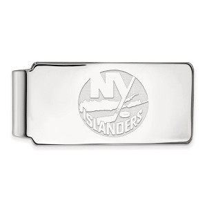 Black Bow Jewelry Sterling Silver New York Islanders NHL Money Clip - 1 of 3