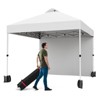Garvee 10'x10' Outdoor Canopy Tent with Sidewall, Pop up Canopy with Vented Roof, Portable Instant Camping Beach Canopy Tents - 2 of 4