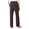 Rekucci Women’s Soft Knit Straight Leg Loungewear Pants with Pockets – Mid-Rise, Drawstring Waist, Relaxed Fit - 3 of 3
