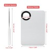 Unique Bargains Stainless Steel Makeup Palette Foundation Blending Tool with Makeup Scraper for Mixing Beige 1 Set - 4 of 4