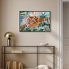 Art Remedy Relaxing Tiger Tropical Jungle Animals Wall Art Framed - 2 of 4