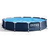Intex 28211ST 12-foot x 30-inch Frame Round 6 Person Outdoor Backyard Above Ground Swimming Pool Kit with Filter Cartridge Pump & Protective Canopy - 2 of 4