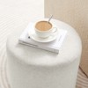 Modway Callum 16 in. Round Woven Heathered Fabric Upholstered Ottoman - 4 of 4