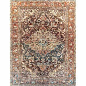 Hauteloom Portlaw Vintage Flat Pile Washable Rug - 1 of 4