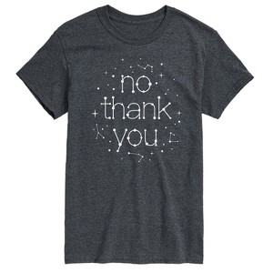 Men's - Instant Message - No Thank You Celestial Stars Constellation Short Sleeve Graphic T-Shirt - 1 of 4