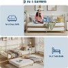 Twin daybed with Trundle, Metal Twin Daybed and Trundle Set, Day Bed Sofa Bed Frame with Steel Slat Support, Multifunctional Daybed Frame - 4 of 4